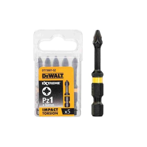 Dewalt Końcówka Udarowa Pz1X50 5Szt. Extreme Impact Torsion Dt7390T-Qz