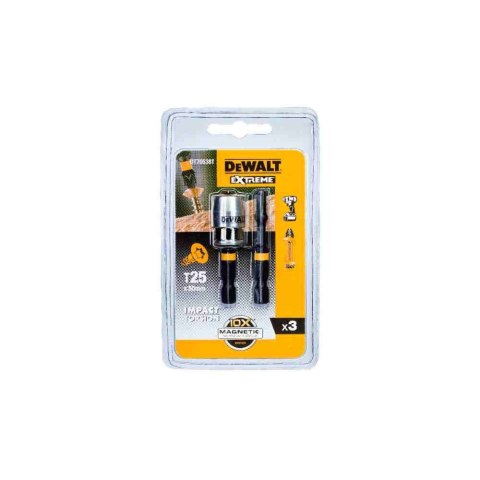 Dewalt Końcówka Udarowa T25X50 /2Szt. +Uchwyt Magnetyczny Extreme Impact Torsion Dt70538T-Qz