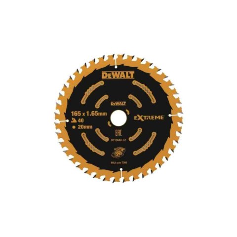 Dewalt Piła Tarczowa 165X20Mmx40Z Dt10640-Qz