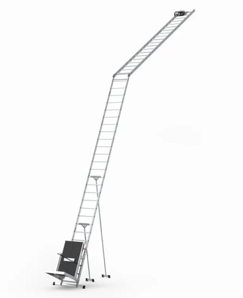 DRABEST WINDA DRABINOWA + WÓZEK DO PANELI FOTOWOLTAICZNYCH DRABEST