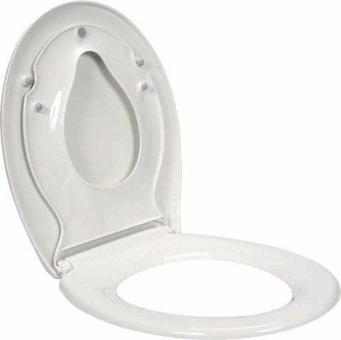 FALA DESKA WC WOLNOOPADAJĄCA Z NAKŁADKĄ DLA DZIECI 2w1, WYPINANA PP-O TOYA