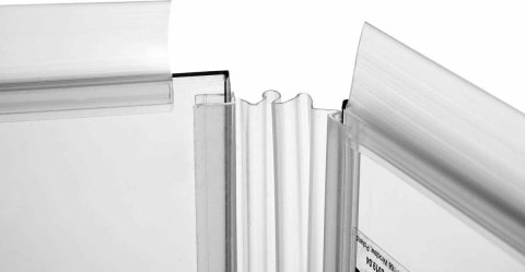 FALA PARAWAN NAWANNOWY SKŁADANY PODWÓJNY 100x140cm SZKŁO 5mm TOYA