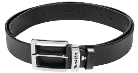 MAKITA PASEK ZE SKÓRY CZARNY (L) Z LOGO MAKITA, 40mm MAKITA