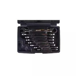 ROOKS KLUCZ PŁASKO-OCZKOWY Z GRZECHOTKĄ /KPL. 8szt. 8-19mm ROOKS