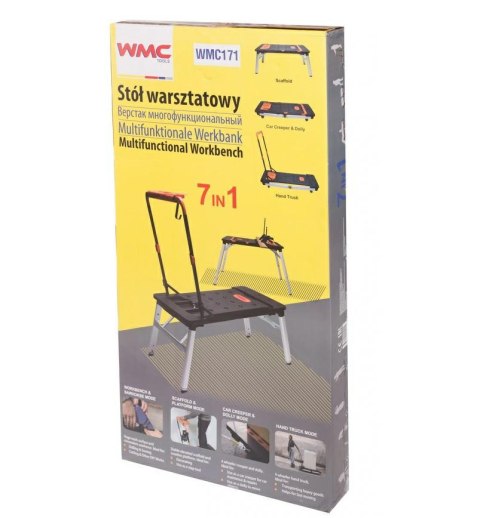 STÓŁ WARSZTATOWY SKŁADANY 7w1 /WMC ROCKFORCE / WMC