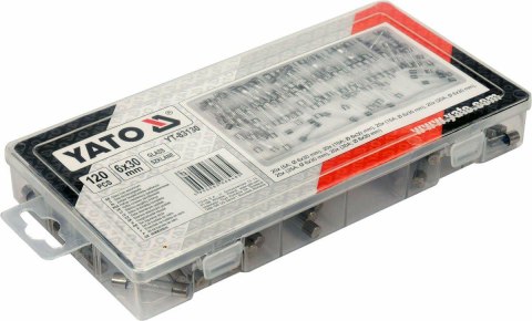 YATO BEZPIECZNIKI SZKLANE 6X30mm MIX 120el. YATO