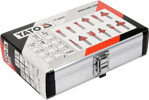 YATO FREZY KSZTAŁTOWE 12cz. YATO