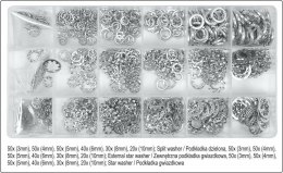 YATO PODKŁADKI ZABEZPIECZAJĄCE MIX 720szt. YATO