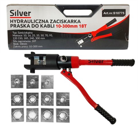 ZACISKARKA HYDRAULICZNA DO KABLI 10-300mm 18 TON /SILVER SILVER
