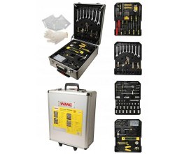 ZESTAW KLUCZY 1050el./WALIZKA NA KÓŁKACH / WMC ROCKFORCE / WMC