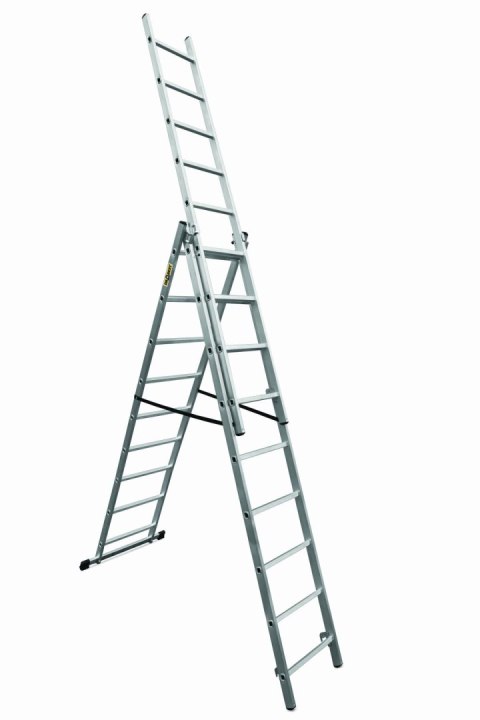 DRABEST DRABINA ALUMINIOWA 3x9 BASIC DRABEST