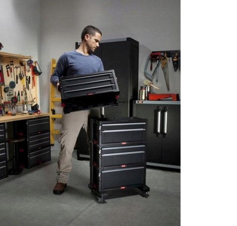 KETER REGAŁ 3 SZUFLAD TOOL CHEST SET CURVER/KETER