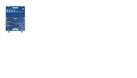 KING TONY ZESTAW KLUCZY NASADOWYCH 110cz. 1/4"-1/2" 6-KĄTNE KING TONY