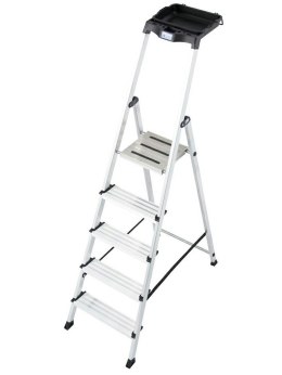 KRAUSE DRABINA SECURY 5 SZCZEBLI MULTIGRIP KRAUSE