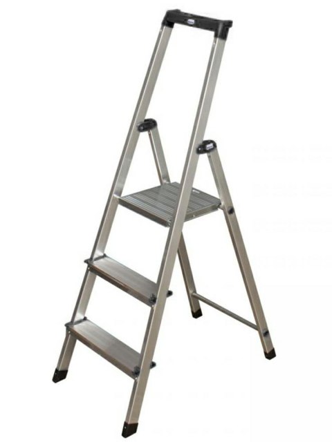 KRAUSE DRABINA SOLIDY ALUM. 3 STOPNIE KRAUSE