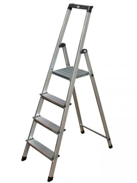 KRAUSE DRABINA SOLIDY ALUM. 4 STOPNIE KRAUSE