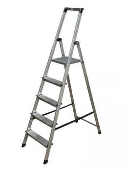 KRAUSE DRABINA SOLIDY ALUM. 5 STOPNI KRAUSE