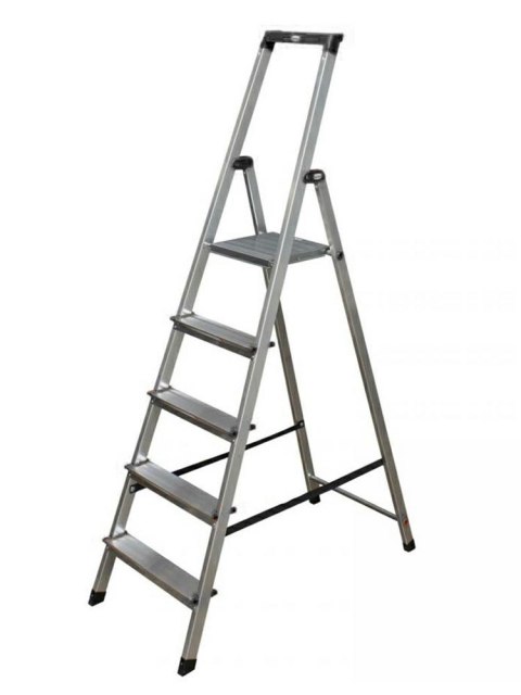 KRAUSE DRABINA SOLIDY ALUM. 5 STOPNI KRAUSE