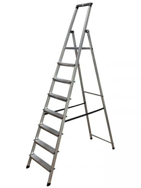 KRAUSE DRABINA SOLIDY ALUM. 8 STOPNI KRAUSE