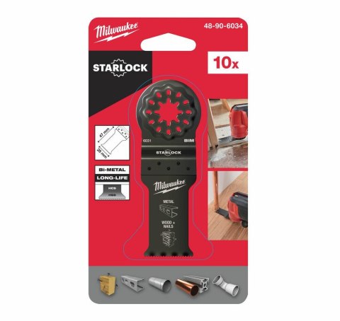 MILWAUKEE MT BRZESZCZOT BIMETALOWY 28 x 47mm DO CIĘCIA WGŁĘBNEGO /10szt. MILWAUKEE