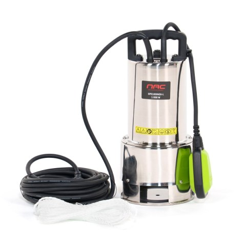 NAC POMPA WODY BRUD. INOX 1000W NAC