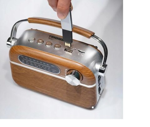 TIROSS RADIO PRZENOŚNE AKUMULATOROWE USB /Bluetooth TIROSS