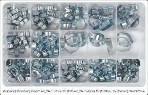 YATO OBEJMY ZACISKOWE Z USZAMI 175szt. YATO