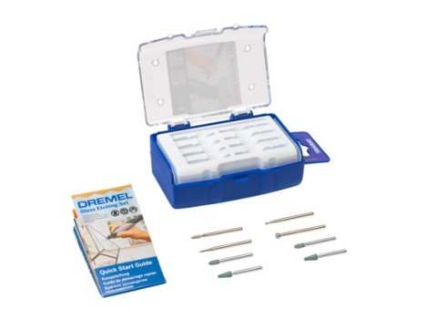 DREMEL ZESTAW OSPRZĘTU ACC 8szt. 682JA DO SZKŁA DREMEL