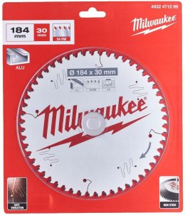MILWAUKEE PIŁA TARCZOWA 184x30x2,4x54z TF CSB P W - ALUMINIUM MILWAUKEE