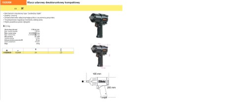 BETA KLUCZ UDAROWY 3/4"DWUKIERUNKOWY KOMPOZYTOWY 1600Nm /1928XM BETA