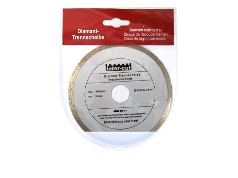 Tarcza diam.125mm Pełna szara (100)