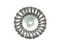 Szczotka druciana boczna pleciona 125mm M14(60)