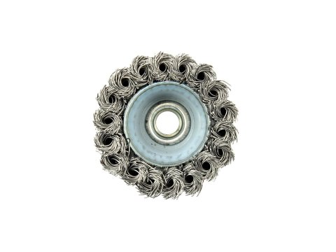 Szczotka druciana czołowa pleciona 75mm/3" M14(100)