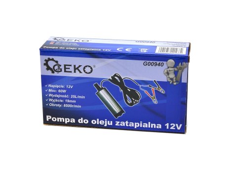 Pompa do oleju zatapialna 12V 52mm (50)