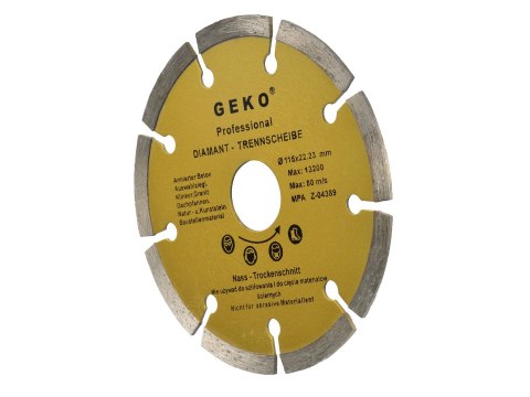 Tarcza diam.115mm segment.GEKO (100)