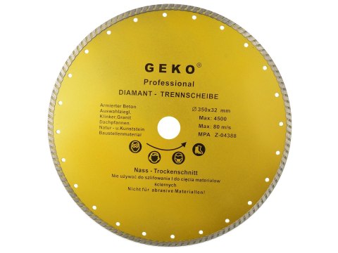Tarcza diam.350x8x32mm turbo GEKO (10)