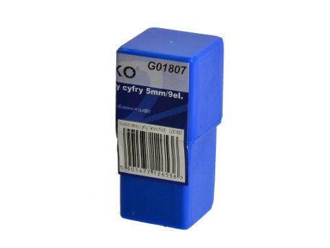 Numeratory cyfry 5mm/9el. (100)