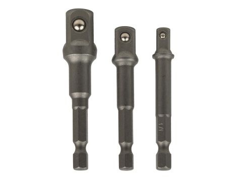 Kpl. redukcji do nasadek wkrętarki 1/4" 3/8" 1/2"(25/100)