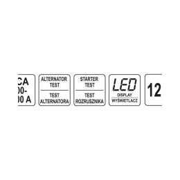 Yato Tester Akumulatorów Elektroniczny Yt-83113