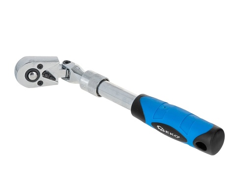 Grzechotka łamana teleskopowa 1/4" 210-278mm 72T CrV (60)