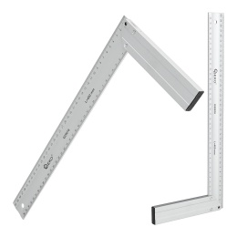 Kątownik stolarski budowlany 400mm ALU (60)