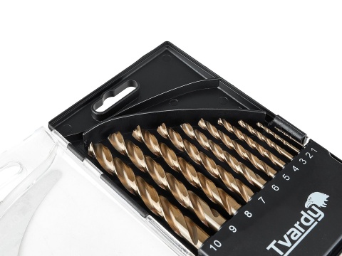 Kpl. wierteł kobaltowych do metalu HSS M35 10el. 1-10mm (10/40)