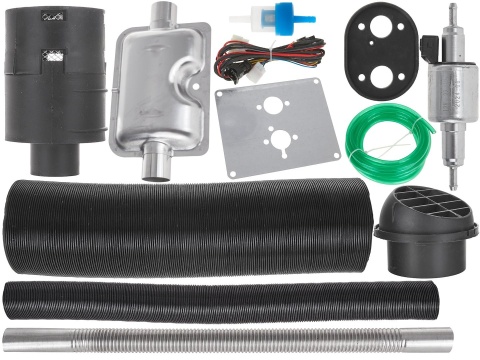 Nagrzewnica samochodowa - ogrzewanie postojowe na olej napędowy 12V 2KW (1)