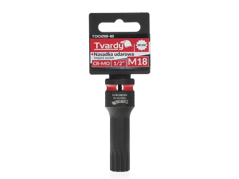 Nasadka udarowa SPLINE 1/2" M18 CR-MO (8/80)