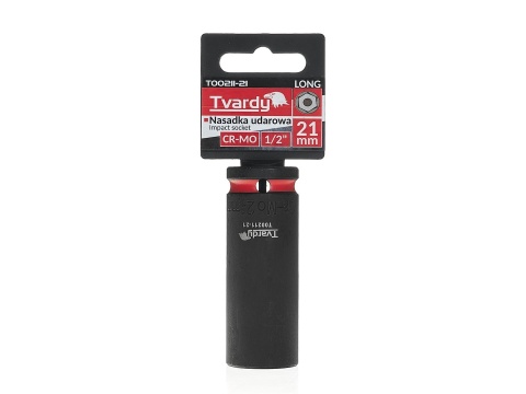 Nasadka udarowa długa 1/2" 6-kąt 21mm CR-MO (6/48)