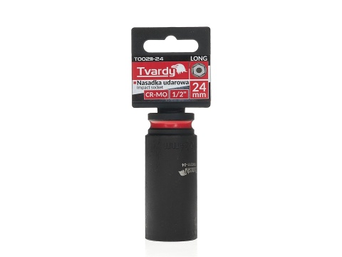 Nasadka udarowa długa 1/2" 6-kąt 24mm CR-MO (6/36)