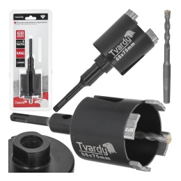 Otwornica diamentowa segmentowa turbo 68mm SDS Plus M16 (20)