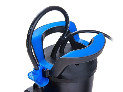 Pompa plastik z pływakiem płytkossąca do wody czystej i brudnej 3w1 550W (4)