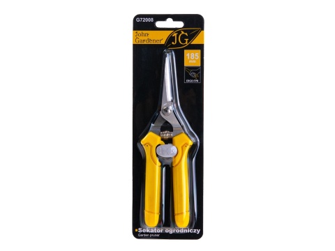 Sekator ogrodniczy - nożyczki proste z ostrzem mijającym 185mm ERGO-TPR (12/120)