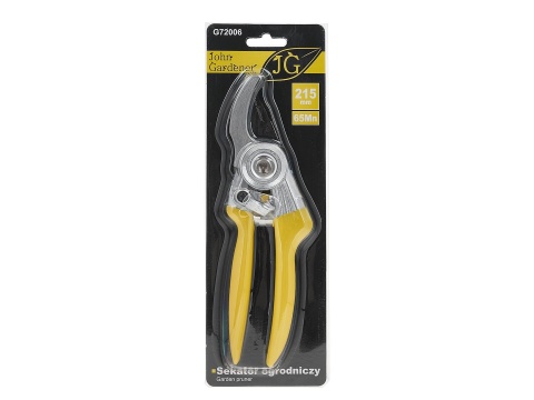 Sekator ogrodniczy z ostrzem mijającym 215mm 65Mn (6/72)